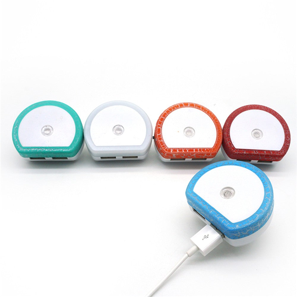2-Pack Plug-In Night Light w/ USB Ports & Motion Sensor - MITOPDEAL