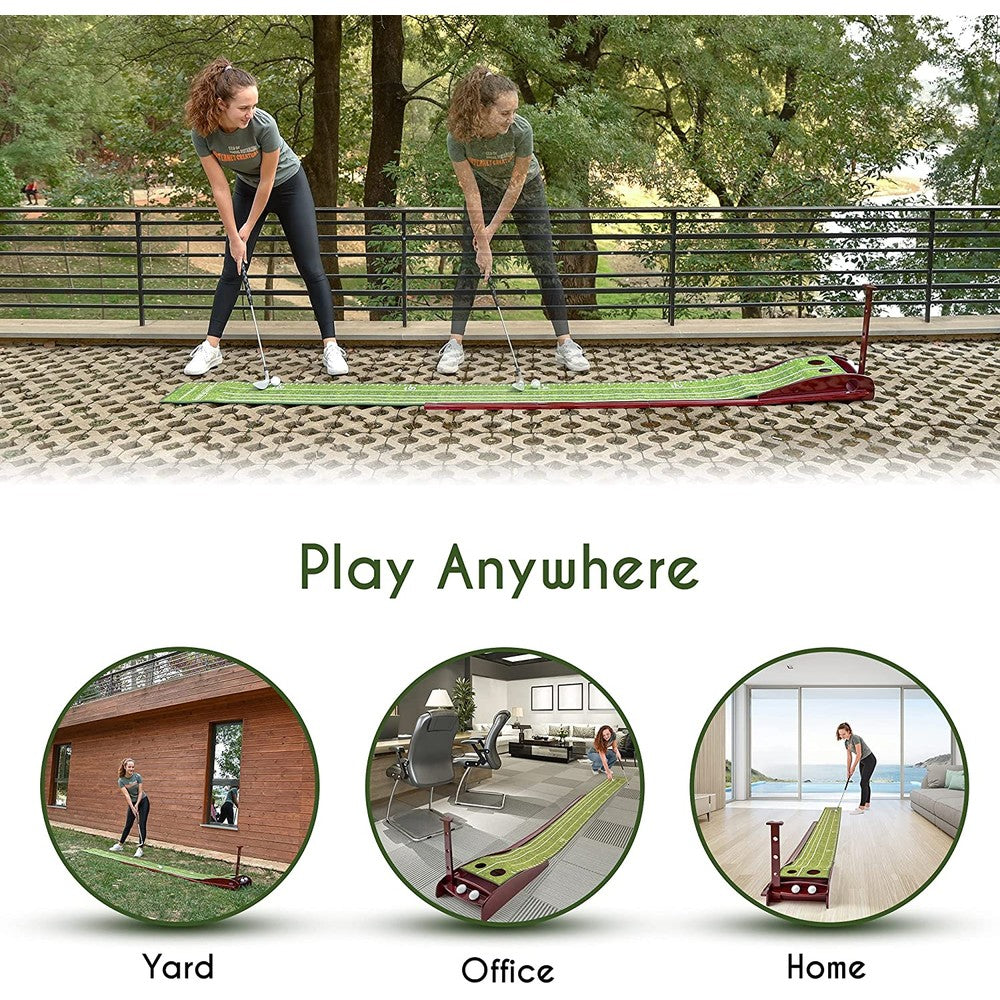 Britenway Golf Putting Green Mat for Indoor & Outdoor Practice Use