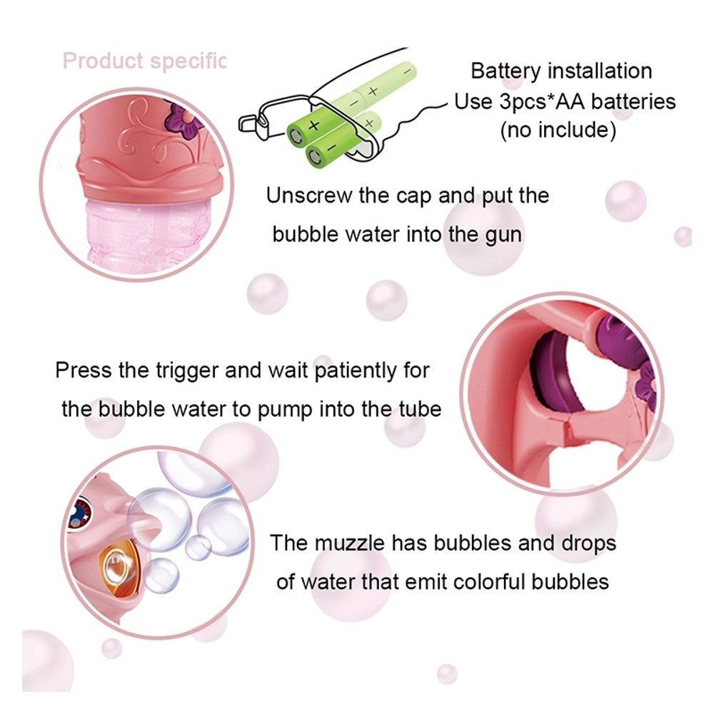 2 Pack: Butterfly Bubble Blower