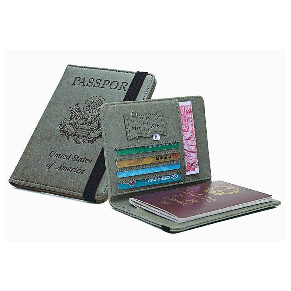 RFID Blocking Passport Holder - 8 Colors