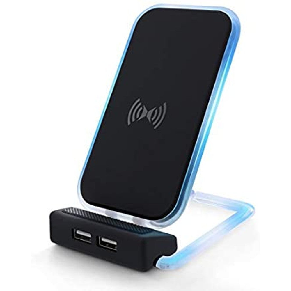 2-Pack Xtreme Power Rotating Wireless Charger w/ 2 USB Ports