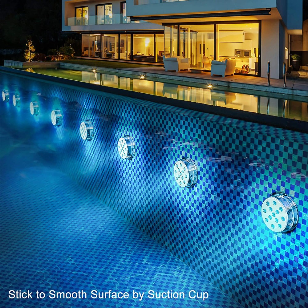 4-Pack Decorative Waterproof Battery Operated LED Lights - 16 Changing Colors - MITOPDEAL