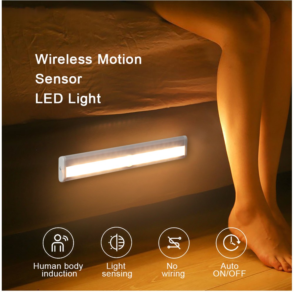 3-Pack LED USB Rechargeable Wireless Sensor Light w/ Remote - MITOPDEAL