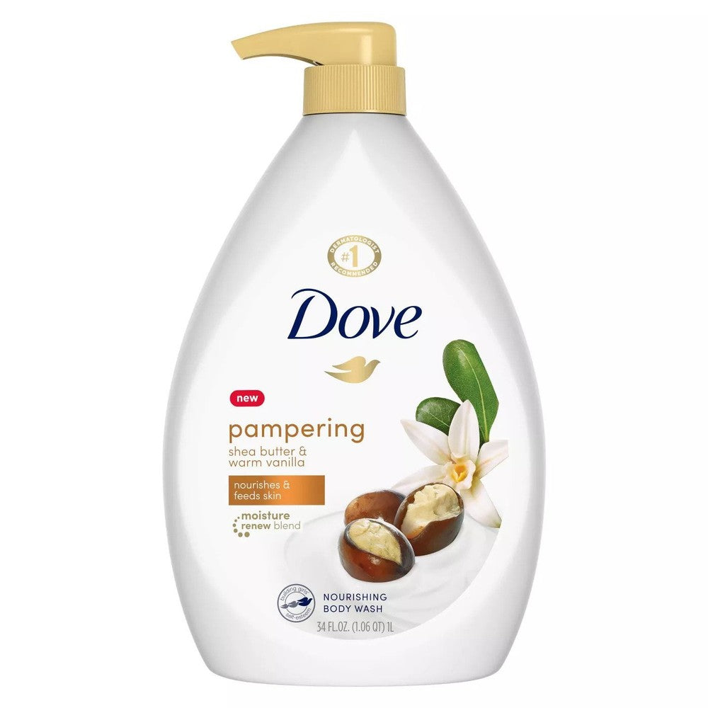 Dove Shower Gel Body Wash with Pump (4-Pack)