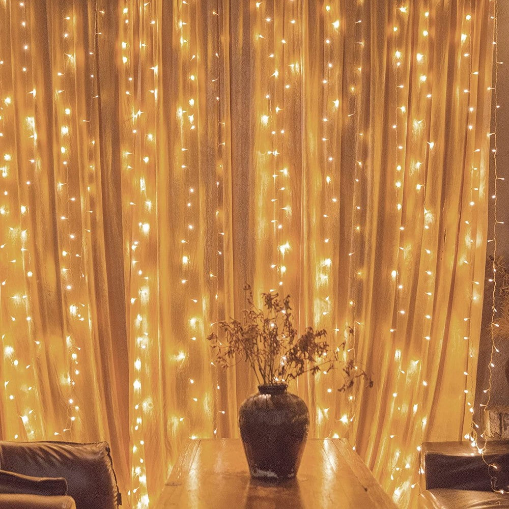300 LED 8 Mode Indoor/Outdoor String Lights With Remote