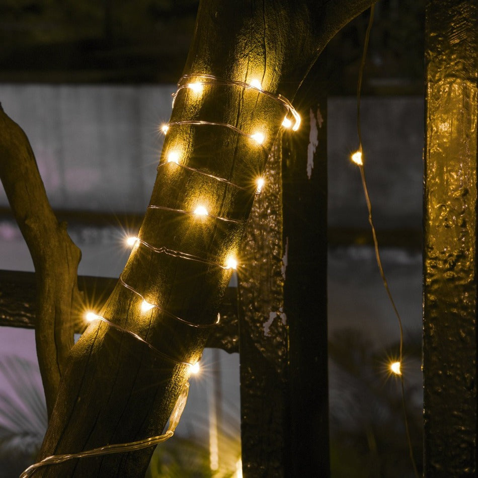 40ft USB Waterproof Remote Control LED Christmas String Lights w/ 8 Modes