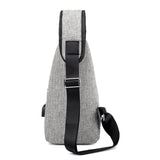 Lior Shoulder Crossbody Backpack With USB Cable