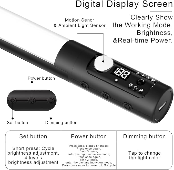 Kitchen LED Cabinet Light – 38 cm – Motion Sensor – 1200 mAh Rechargeable