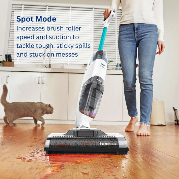 TINECO iFLOOR 2, Cordless, Wet/Dry Vacuum Cleaner, Blue