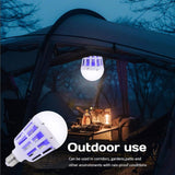 2 in 1 Mosquito Killer Lamp Bug Zappers Light Bulb