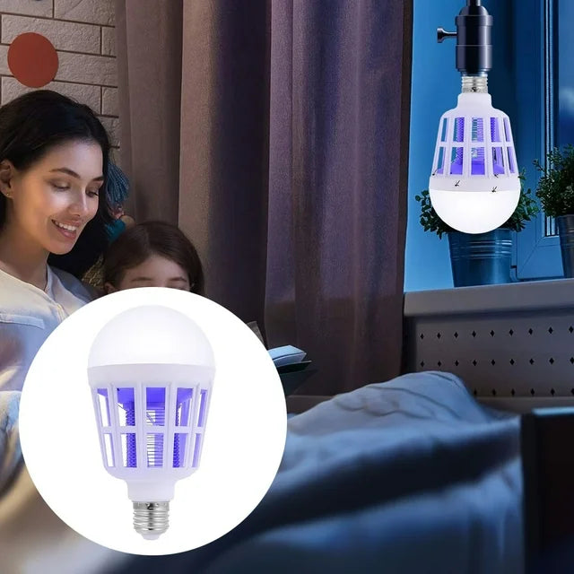 2 in 1 Mosquito Killer Lamp Bug Zappers Light Bulb