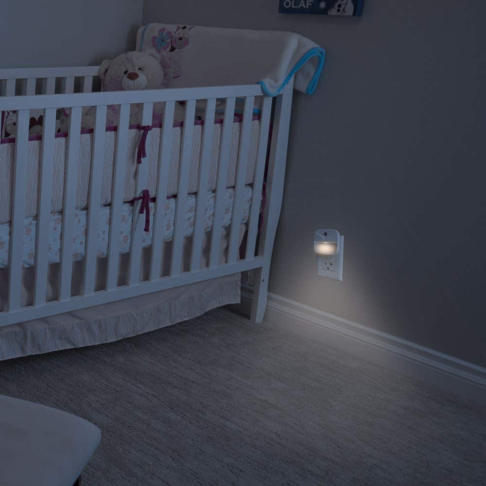 12 Pack Night Light Plug in, Warm White LED Nightlights with Smart Dusk to Dawn Sensor