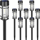 Hakol 8 Pack LED Solar Lights Outdoor Waterproof 3000k