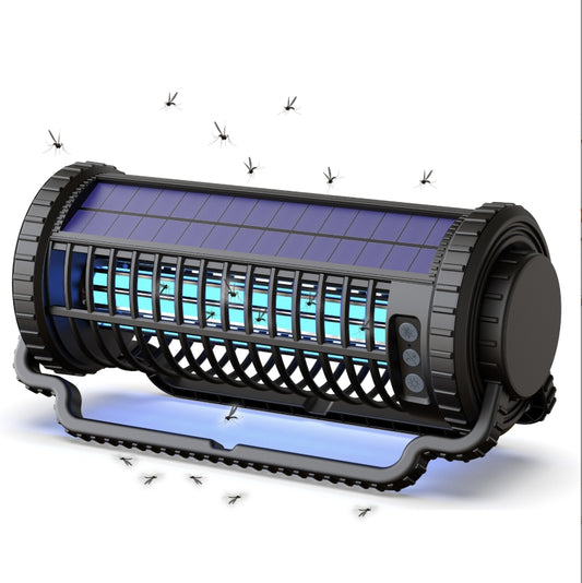 Solar Bug Zapper Outdoor, 4800V Effective Mosquito Zapper Indoor