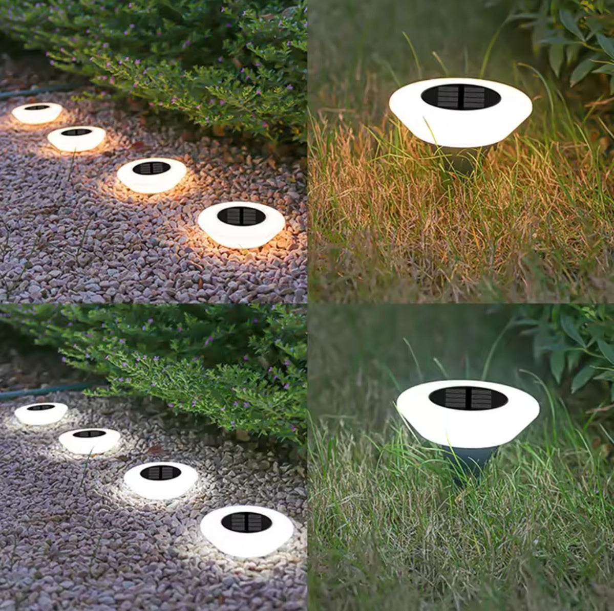 8 Pack Hal Solar Ground Lights