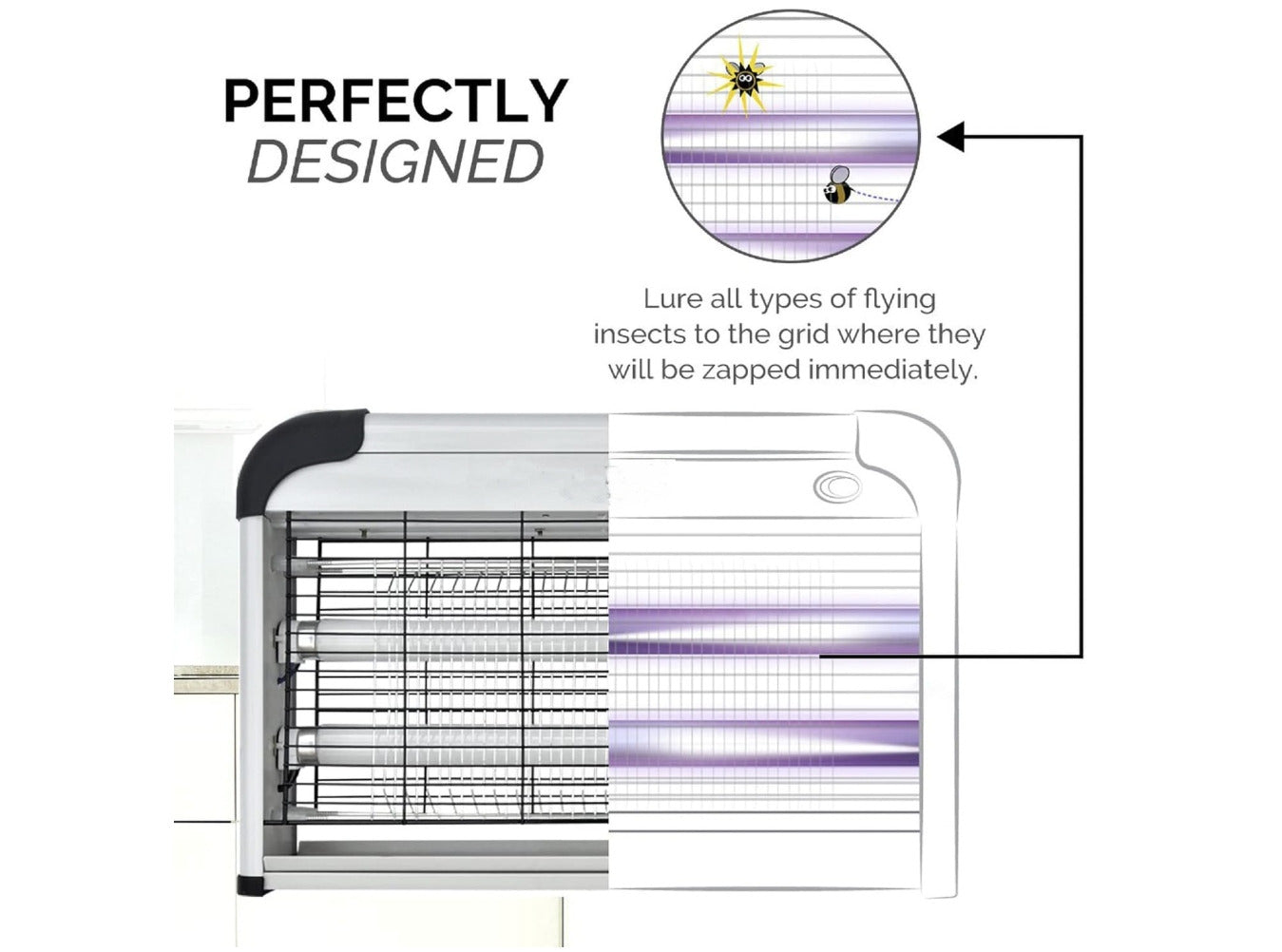 Hakol Powerful 20W Electronic Indoor/ Outdoor Fly Zapper