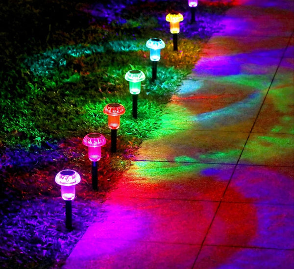 16 Pack Waterproof Solar Mushroom Lights