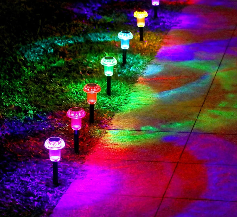 16 Pack Waterproof Solar Mushroom Lights