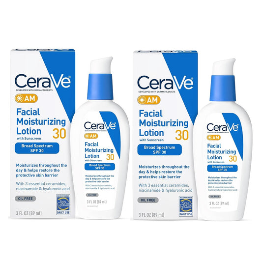 CeraVe AM Facial Moisturizer with SPF 30 - 2 Pack