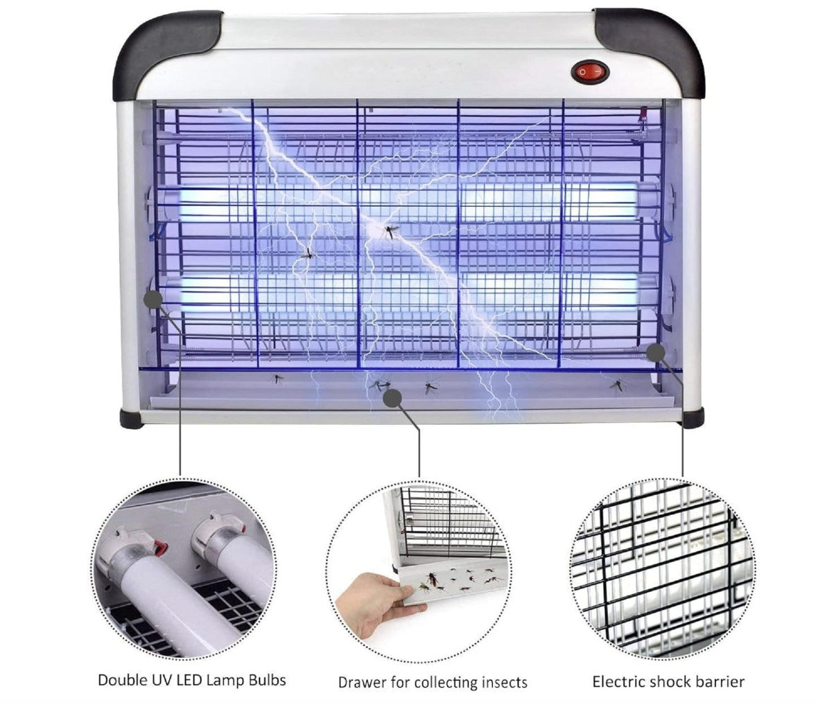 Hakol Powerful 20W Electronic Indoor/ Outdoor Fly Zapper