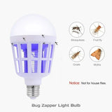 2 in 1 Mosquito Killer Lamp Bug Zappers Light Bulb