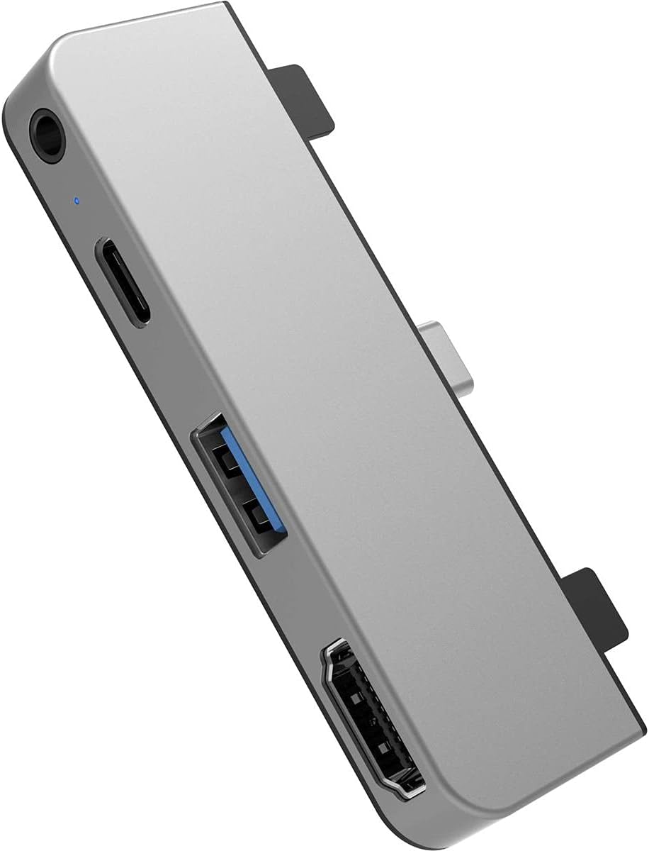 HyperDrive 4-in-1 USB-C Hub for iPad Pro/Air, Gray
