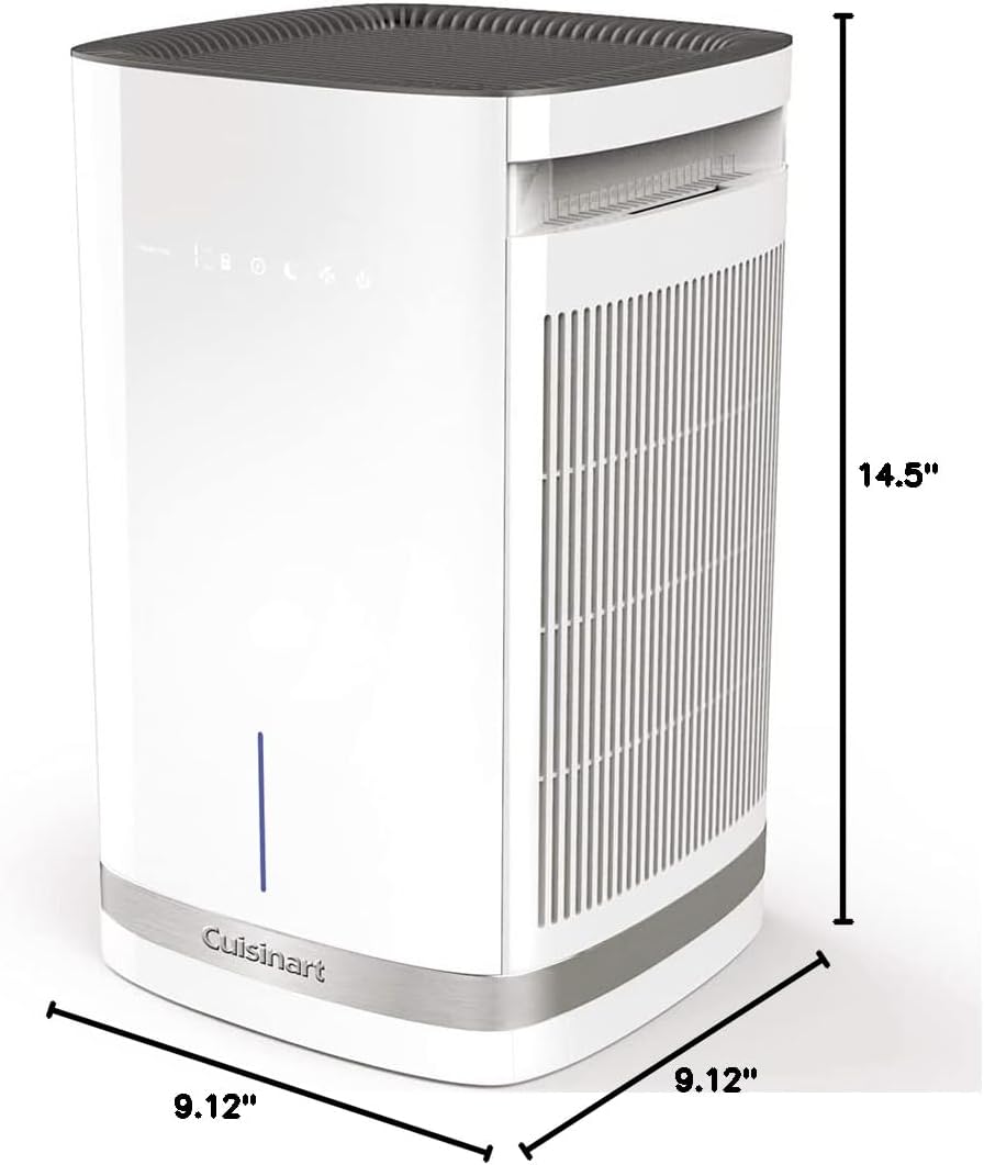 Cuisinart Air Purifier for Countertop/Medium Room, H13 HEPA Filter, CAP-500