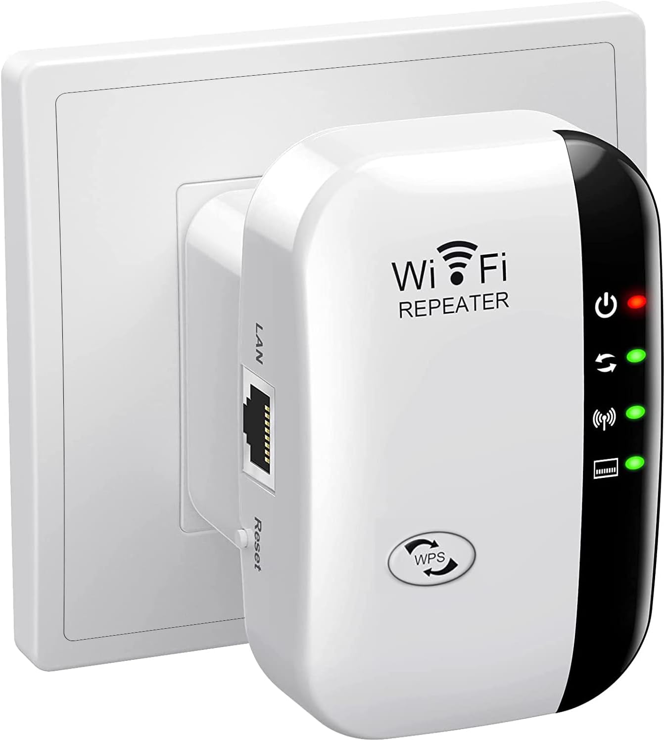 WiFi Extender, WiFi Signal Booster Up to 5800sq.ft and 55+ Devices, WiFi Range Extender, Wireless Internet Repeater, Long Range Amplifier with Ethernet Port,1-Key Setup, Access Point, Alexa Compatible