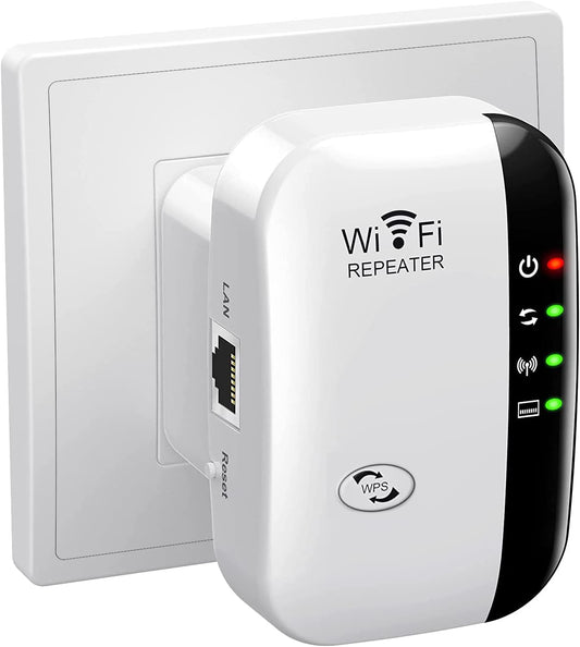WiFi Extender, WiFi Signal Booster Up to 5800sq.ft and 55+ Devices, WiFi Range Extender, Wireless Internet Repeater, Long Range Amplifier with Ethernet Port,1-Key Setup, Access Point, Alexa Compatible