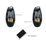 Tiki Torch Bluetooth Speaker LED Table Lamps (Set of 2)