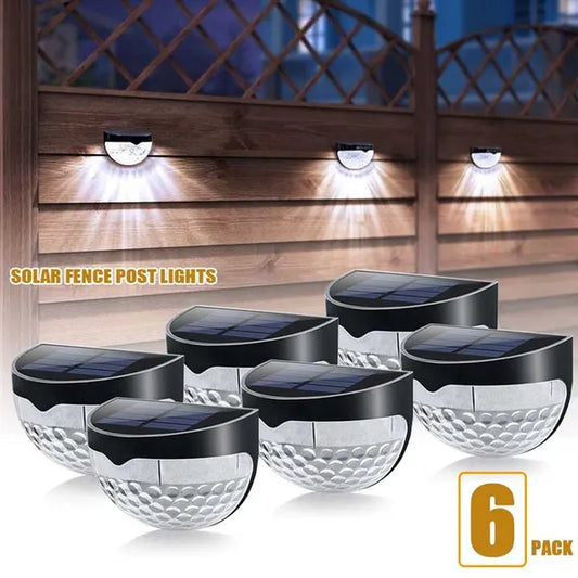 6 Pack Solar Powered Waterproof Lights