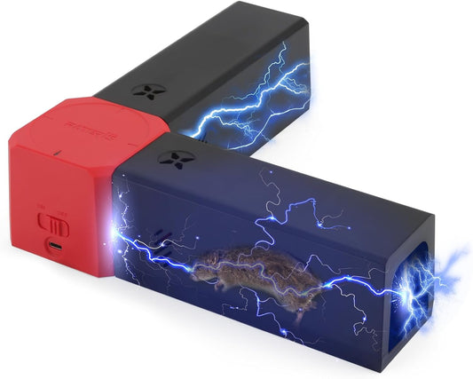 Electric Mouse Trap - Powerful Electronic Rat Trap Zapper for Indoor Use