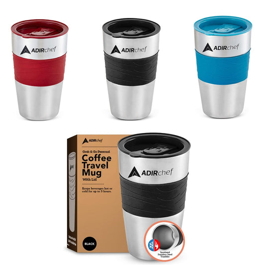 3 Pack Travel Coffee Mug 15 Oz