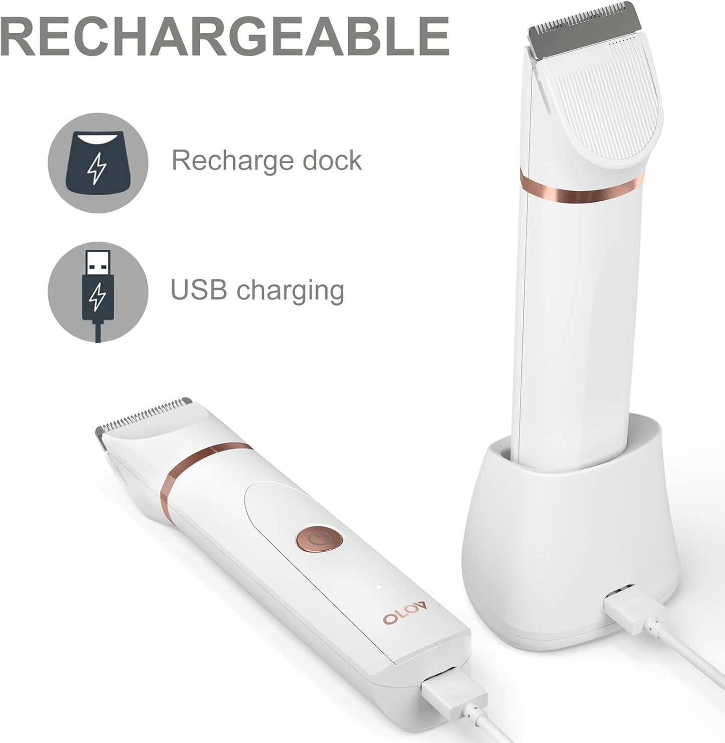 OLOV Electric Body Hair Trimmer