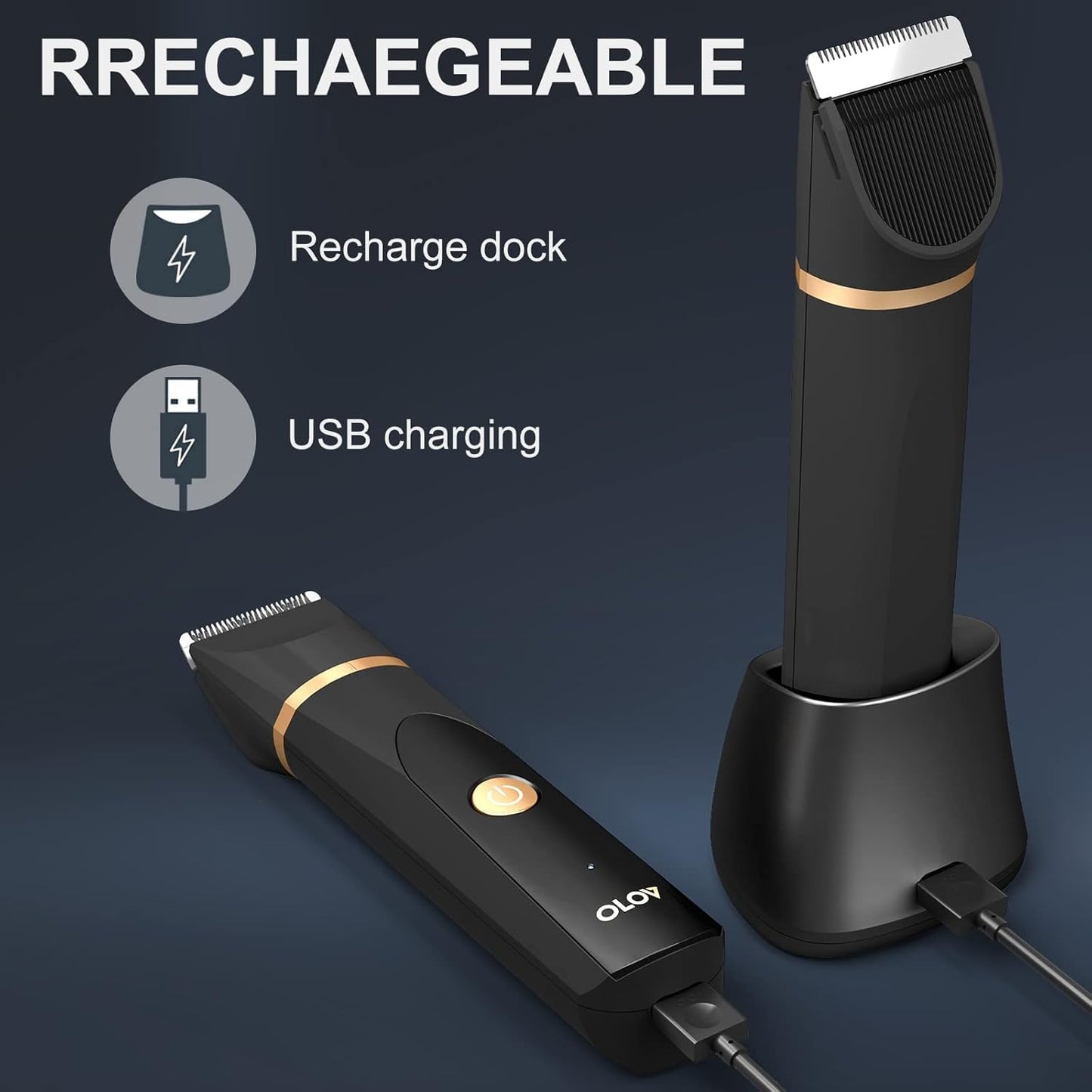 OLOV Electric Body Hair Trimmer