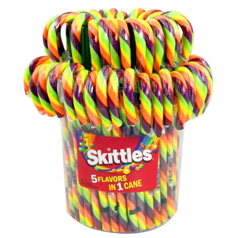 60 Count Skittles Candy Canes