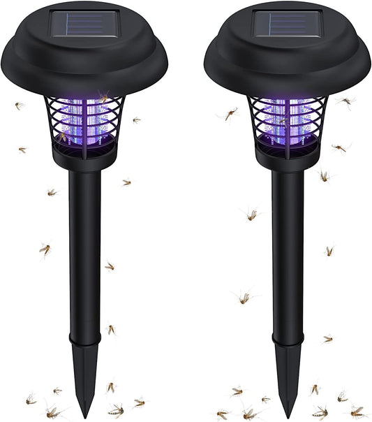 2 Pack: Solar Led Bug Zapper