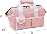 Amazon Basics Tool Set with Tool Bag - 82-Piece, Pink or Blue