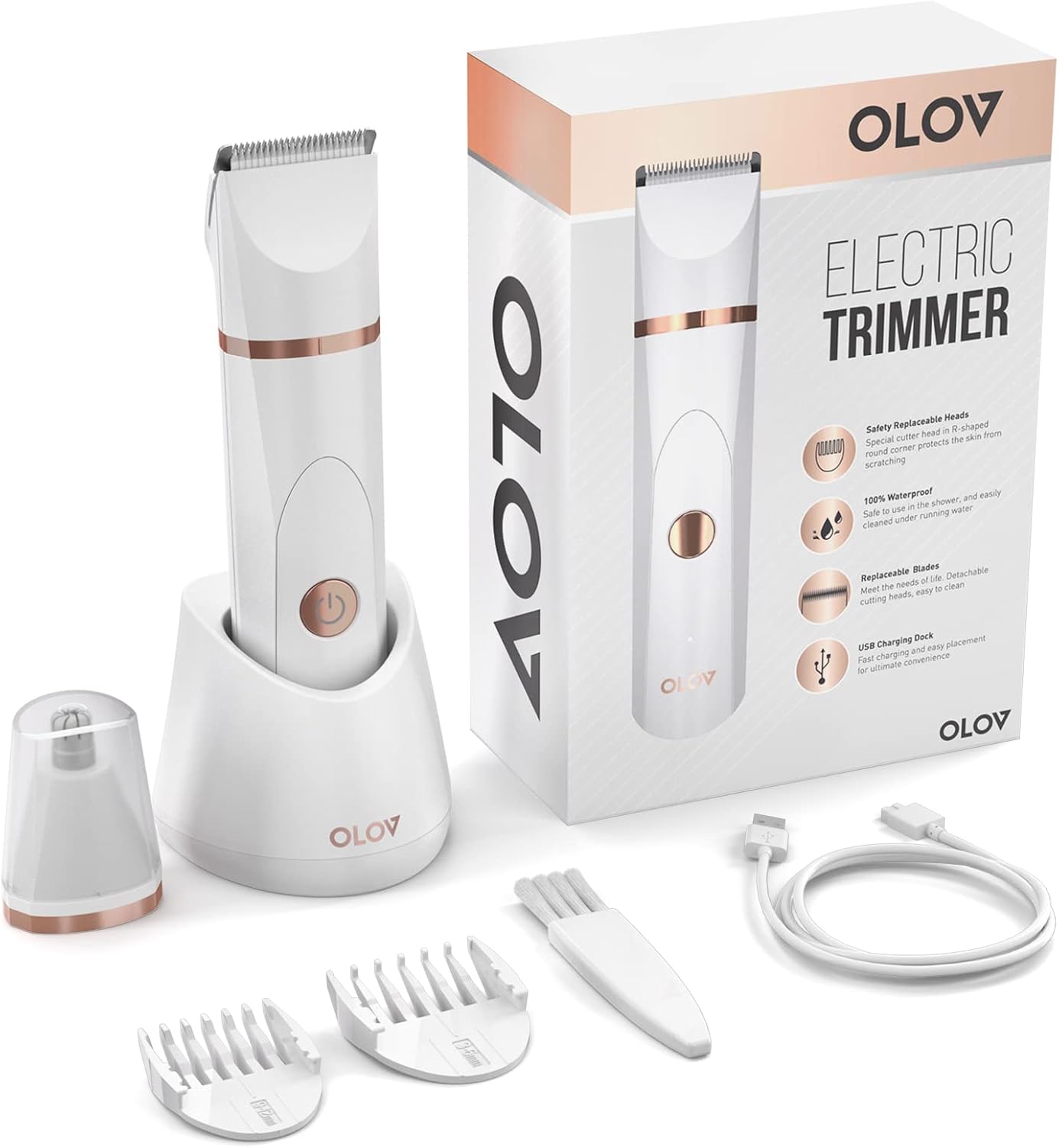 OLOV Electric Body Hair Trimmer