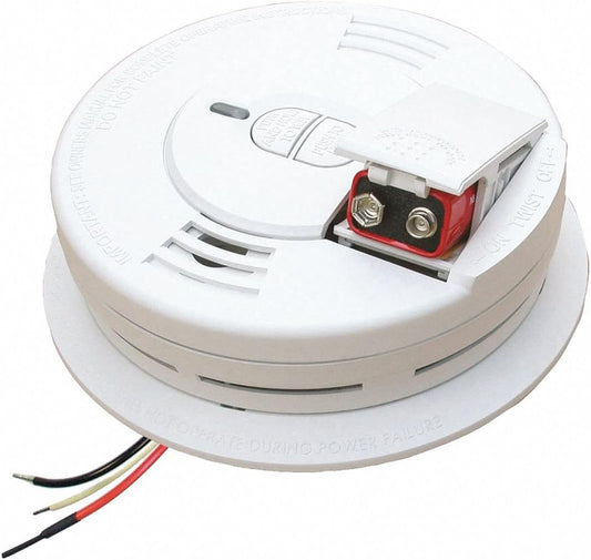 Kidde Hardwired Smoke Detector Alarm with Front Load Battery Backup | Model i12060
