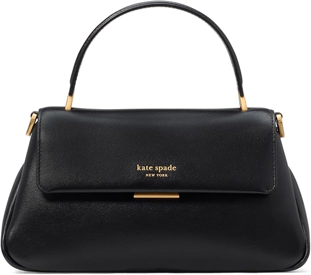 kate spade new york Grace Fine Leather Small Top Handle Bag, Black