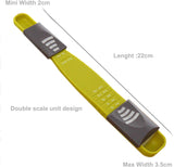 Adjustable Double Unit Scale Measuring Spoon (2-Pack)