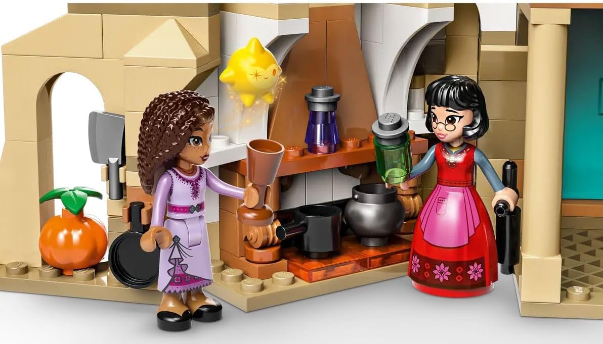 LEGO 43224 Disney Princess König Magnificent Schloss, 4 Stages, 4 Characters