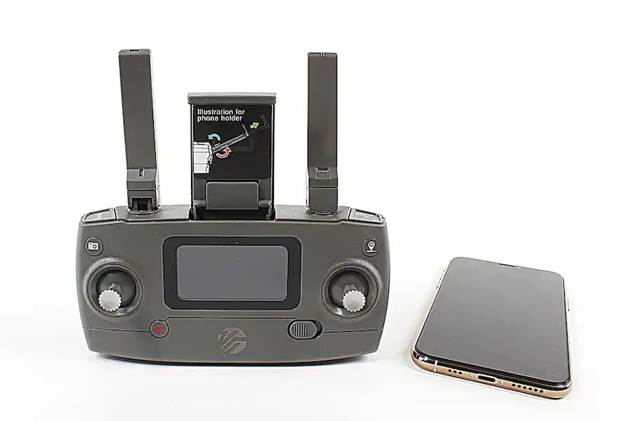 Vivitar - VTI Phoenix Foldable Drone - Black/Grey-Refurbished