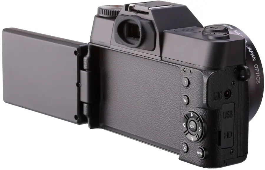 Vivitar - VECXX101 4K Digital Camera - Black-Refurbished