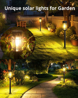 Hakol 8 Pack LED Solar Lights Outdoor Waterproof 3000k