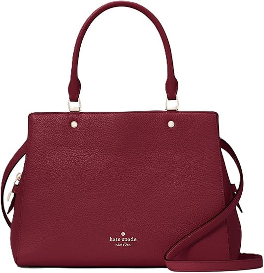 kate spade new york Leila Pebbled Leather Medium Triple Compartment Satchel