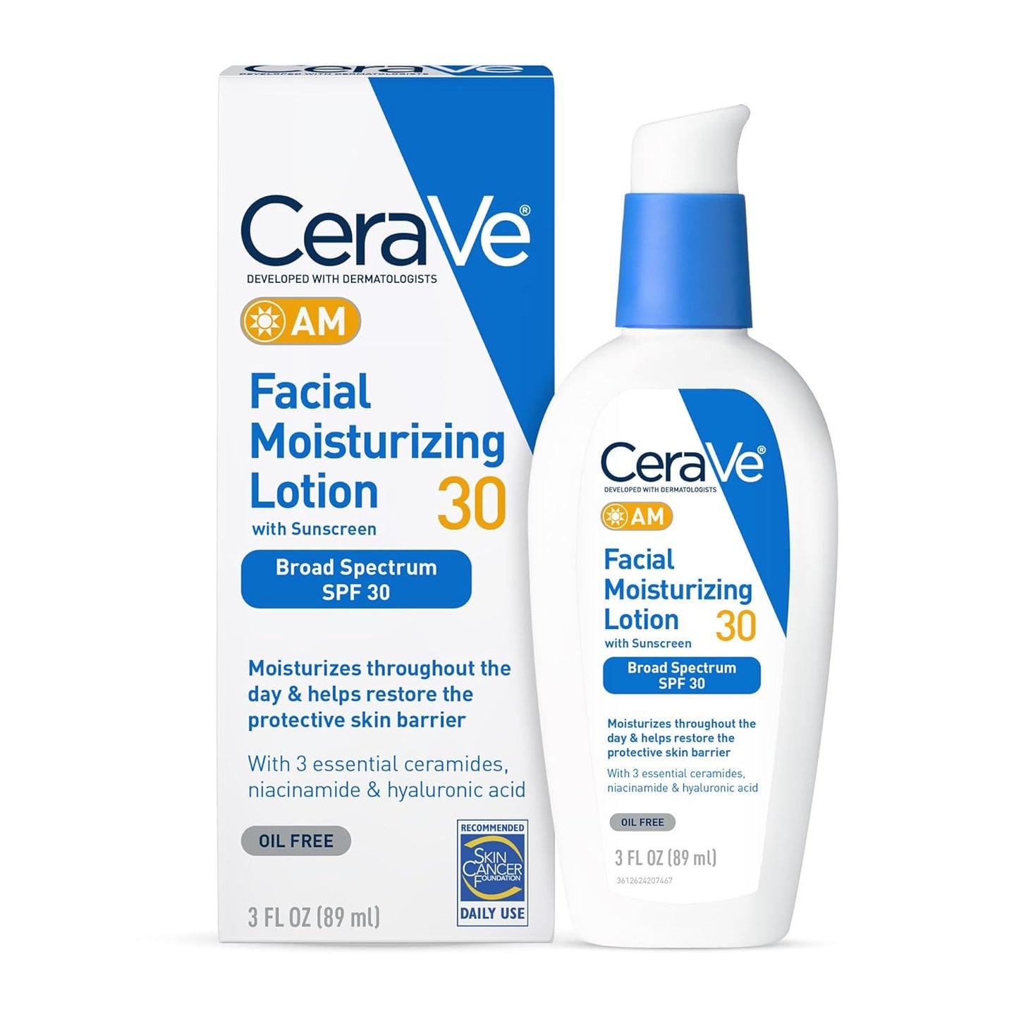 CeraVe AM Facial Moisturizer with SPF 30 - 2 Pack