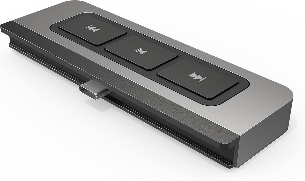 HyperDrive 6-in-1 USB-C Hub with Media Controls for iPad and other USB-C devices