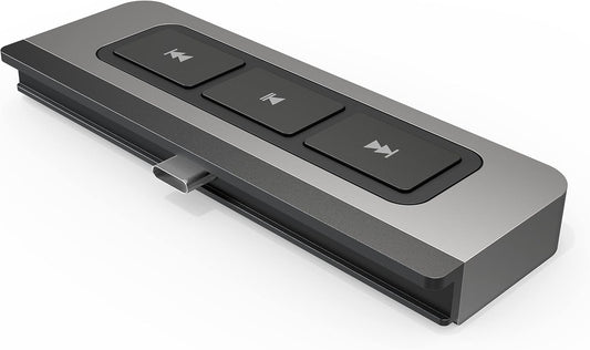 HyperDrive 6-in-1 USB-C Hub with Media Controls for iPad and other USB-C devices
